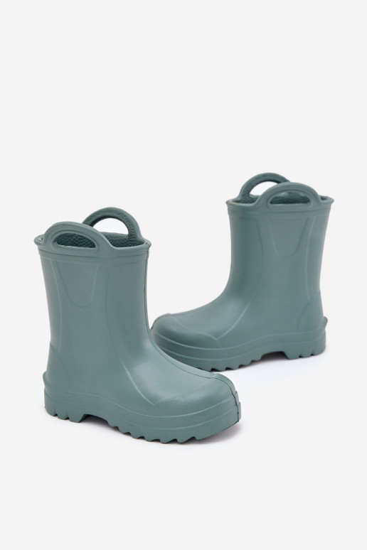 Kindisch Gummistiefel LEMIGO DOGGY 735 grüne Farbe