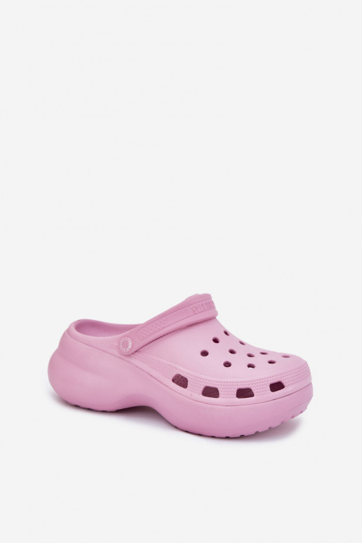 Pantoufles légères Pantoufles pour femmes avec des semelles massives à la mode Big Star RR274A120 couleur rose