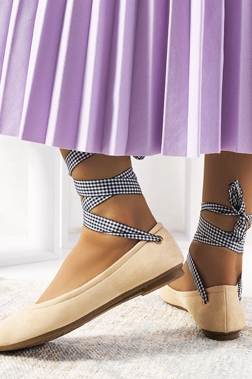 Chaussures roses avec nœud, « Acro »