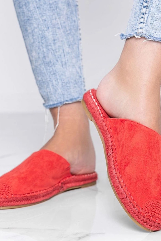 Rode gesloten sandalen, „Wenus"