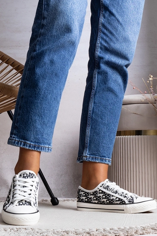 Zwart-witte dames schoenen, „Rimmie"