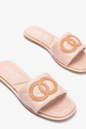 Sandfarbene Damensandalen,... 2