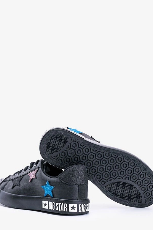 Schwarze Kinderfreizeitschuhe, „Big...