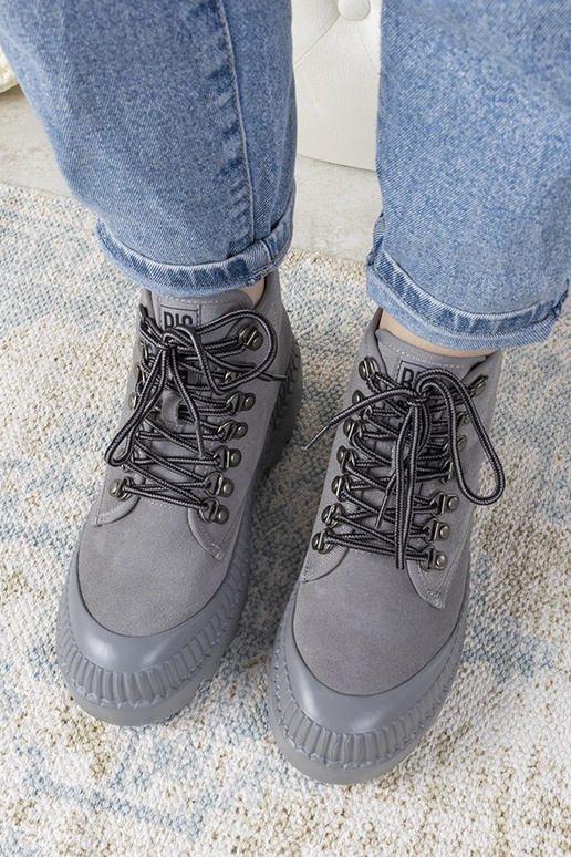 Grijze dames sportschoenen, „Big Star...