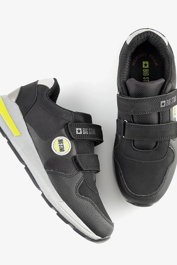 BIG STAR Sorte børnesneakers 2