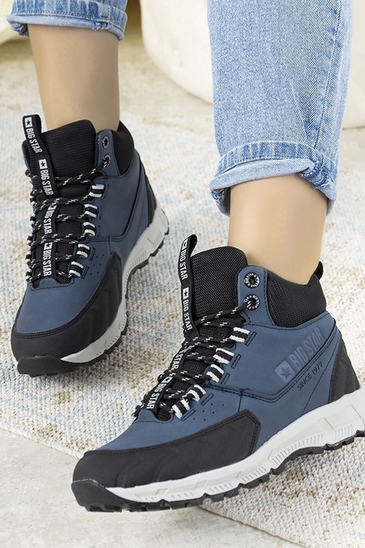 Chaussures de randonnée bleu foncé, «...