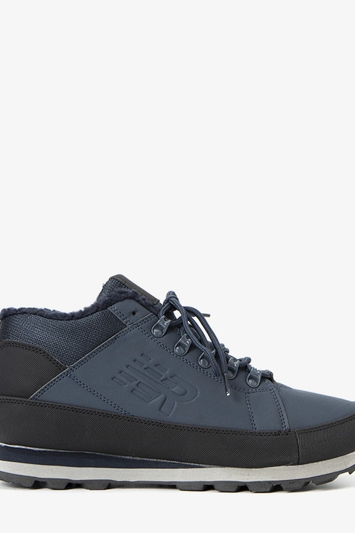 Donkerblauwe winterheren schoenen,... Donkerblauwe winterheren schoenen,...