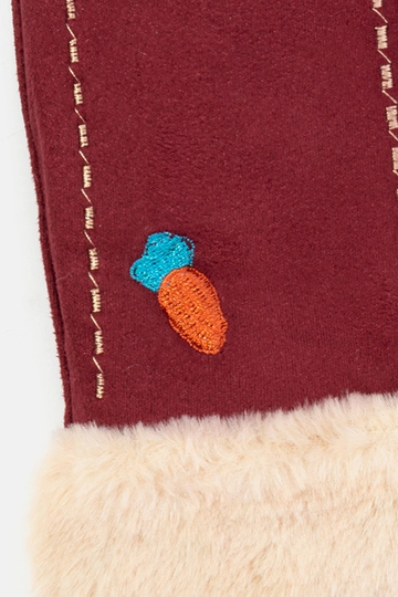 Gants pour enfants Bordeaux Carotte 2