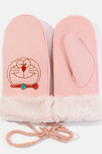 Gants pour enfants Kitty Pink