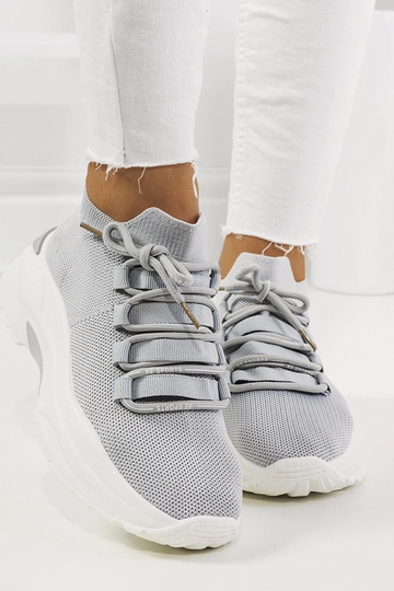 Graue Sneakers für Damen von Barraza