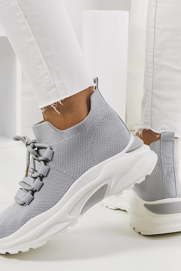 Barraza grå sneakers til kvinder 2