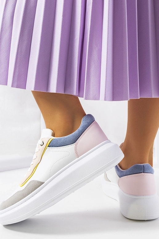 Selma Blå hvide sneakers til kvinder Selma Blå hvide sneakers til kvinder