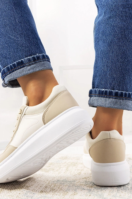 Baskets femme beiges Selma Baskets femme beiges Selma