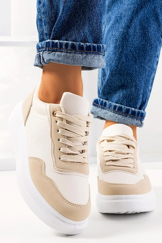 Beige Selma sneakers til kvinder Beige Selma sneakers til kvinder