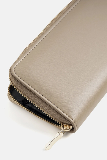Portefeuille Elsa beige classique