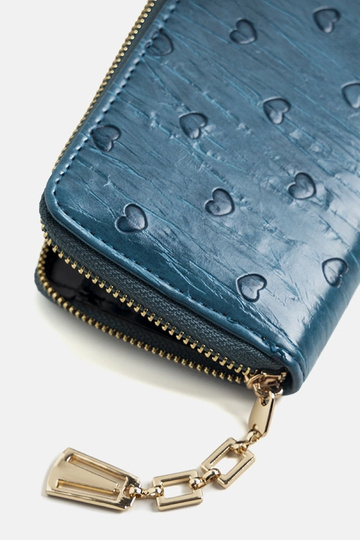 Portefeuille Coeur Bleu Dumont