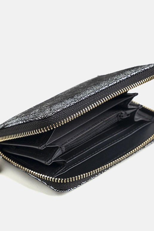 Silberglänzende Decosta Geldbörse Silberglänzende Decosta Geldbörse