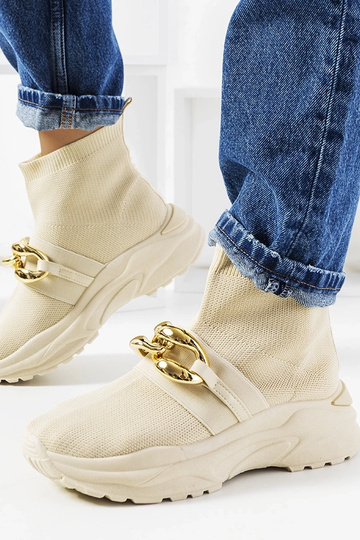 Martina beige high top...