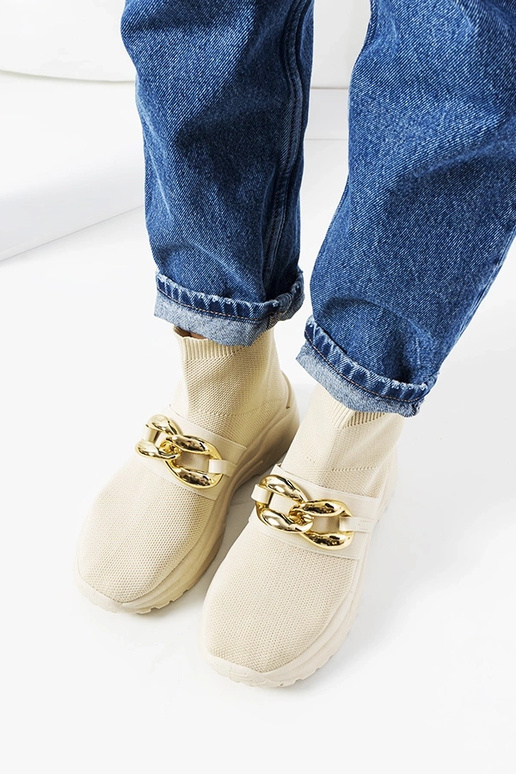 Baskets montantes beiges Martina Baskets montantes beiges Martina