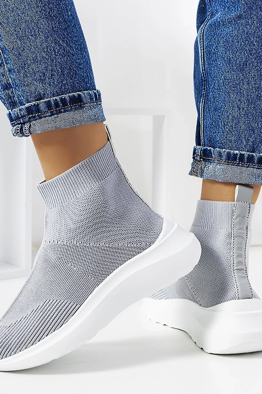 Graue High-Top-Sneakers von Jennifer's Graue High-Top-Sneakers von Jennifer's