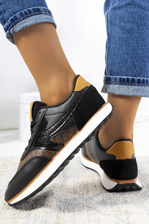 Baskets noires Chiara pour femme Baskets noires Chiara pour femme