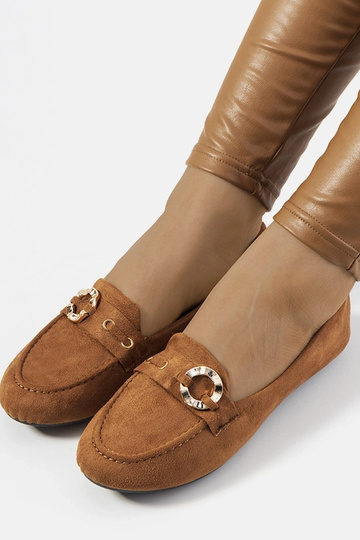 Braune Damen-Loafer Leila