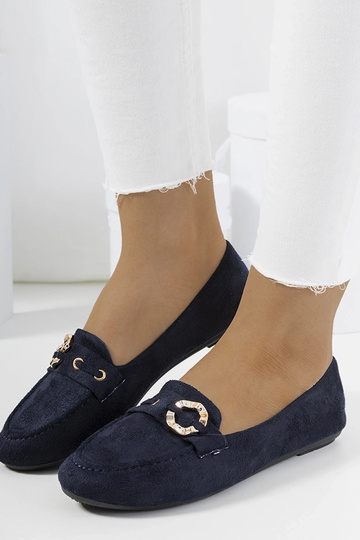 Mocassins pour femmes bleu...