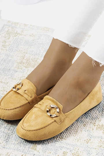 Beige dame loafers Leila 2