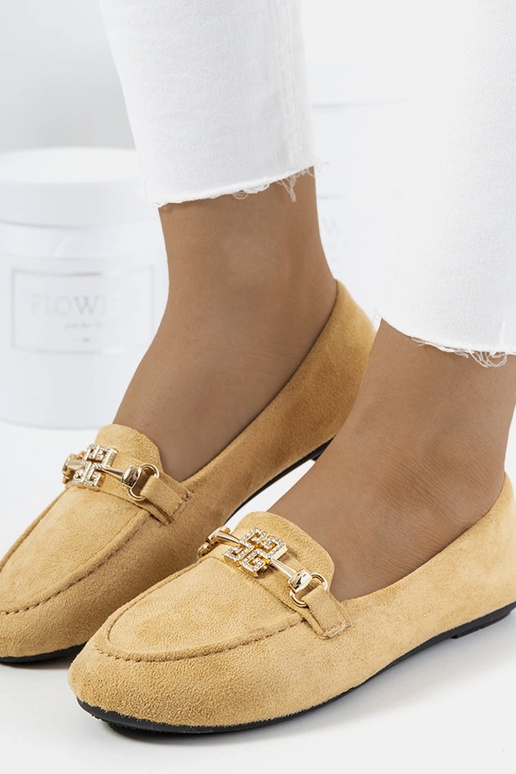 Mocassins à boucle Cardoso beige Mocassins à boucle Cardoso beige