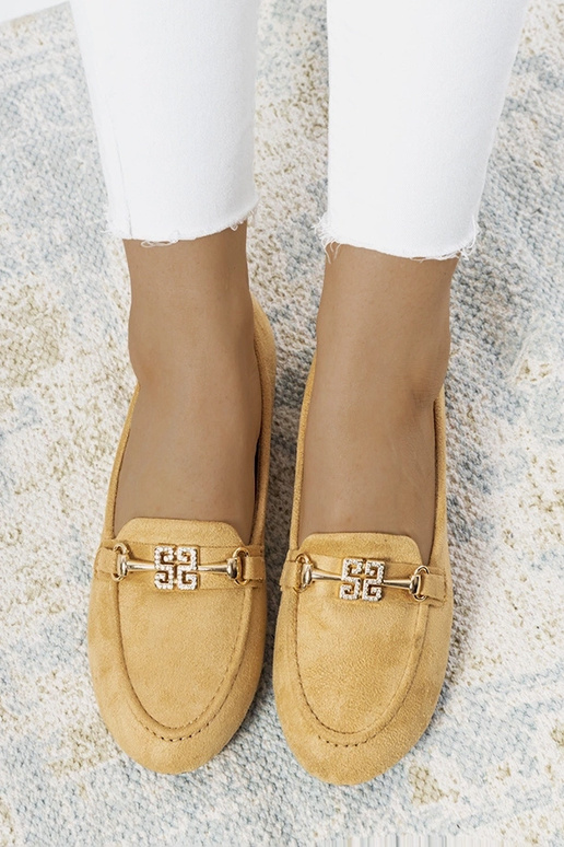 Mocassins à boucle Cardoso beige Mocassins à boucle Cardoso beige