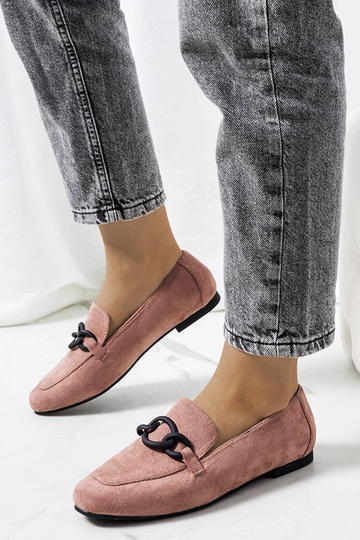 Demi-bottes en cuir rose Dante 2