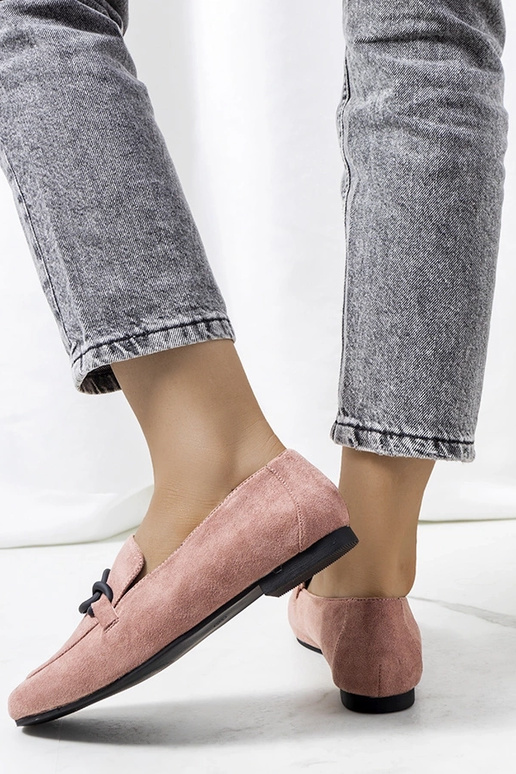 Demi-bottes en cuir rose Dante Demi-bottes en cuir rose Dante