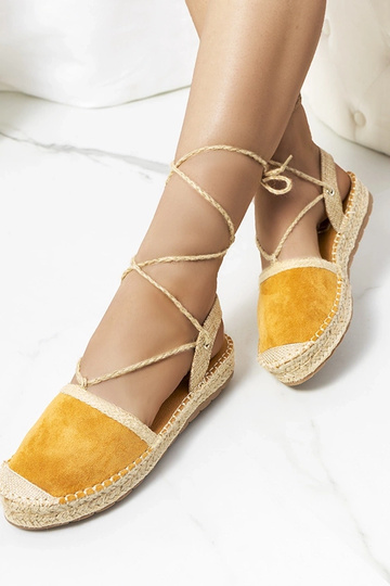 Gianne – Braune Espadrilles zum Schnüren 2