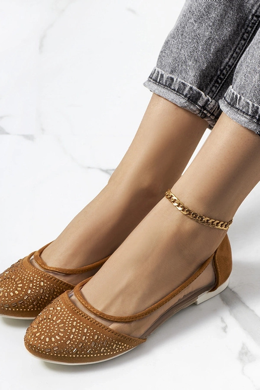 Ballerines Malene marron...