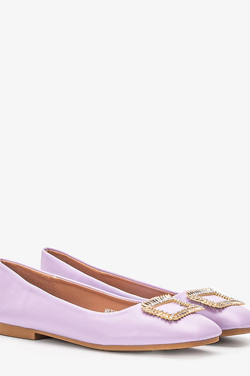 Rhonda Purple Ballet Flats
