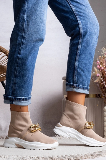 Taryn Brown Chain sneakers