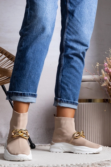 Taryn Brown Chain sneakers 2