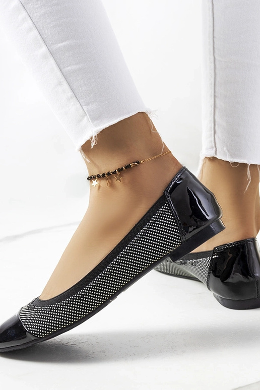 Ballerines Jonna à pois noirs