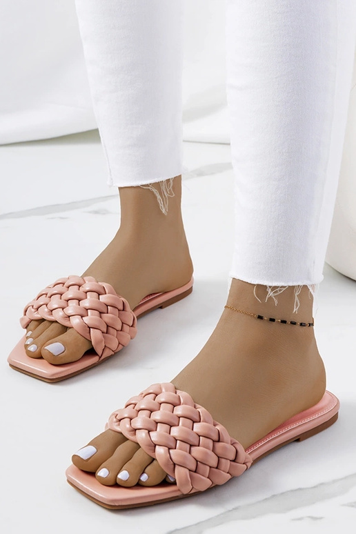 Sandales plates roses D'Adda