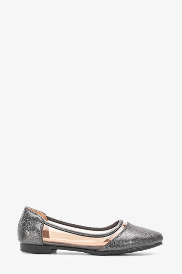 Ballerines en cuir verni noir pour enfant Liisi