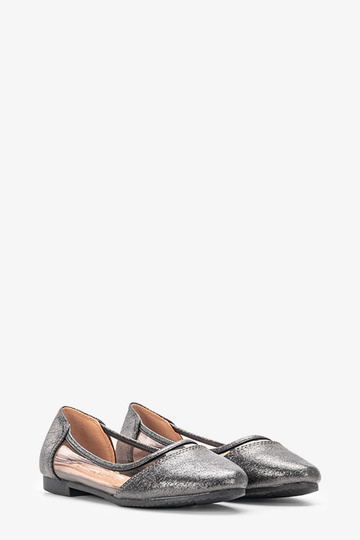 Ballerines en cuir verni noir pour enfant Liisi 2