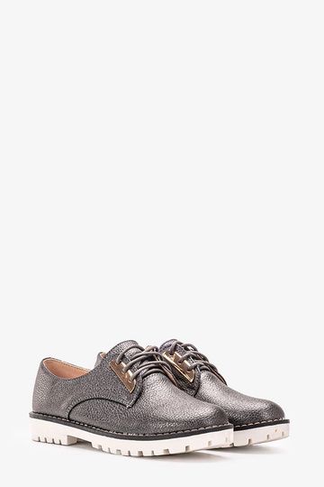 Chaussures noires brillantes pour enfants Runa 2