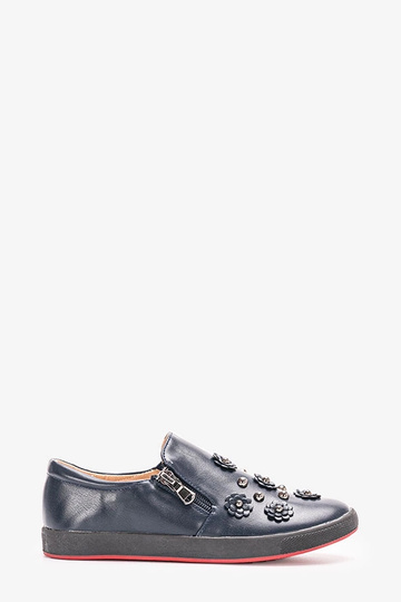 Marineblaue Jorik Kinder-Sneaker