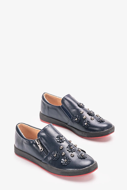 Marineblaue Jorik Kinder-Sneaker Marineblaue Jorik Kinder-Sneaker