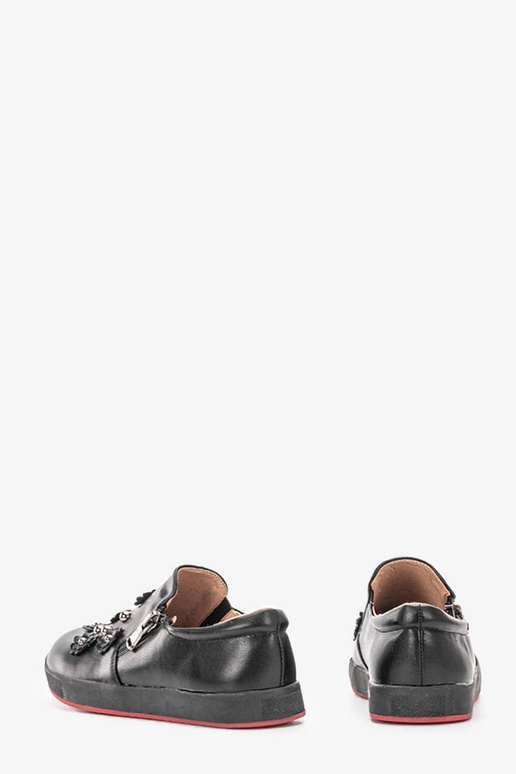 Schwarze Jorik Kinder-Sneaker