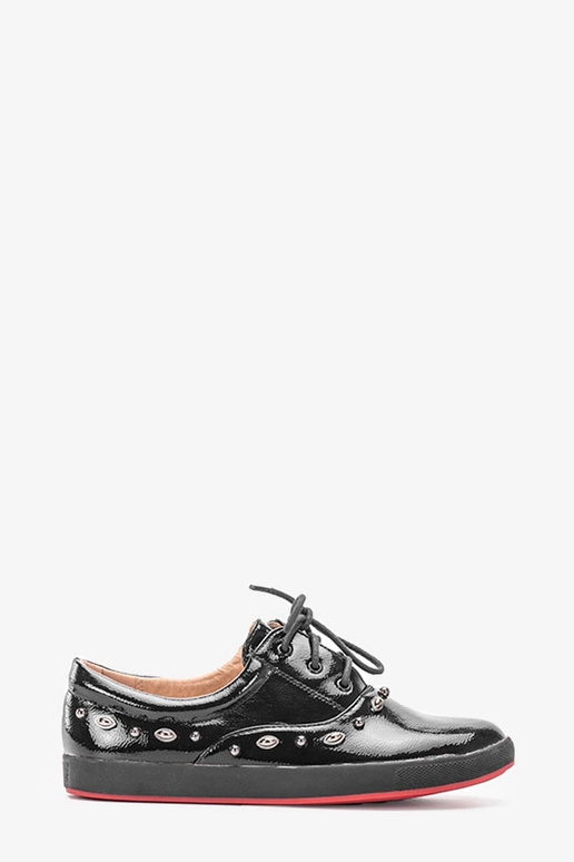 Fatna Kinder-Sneaker aus schwarzem...