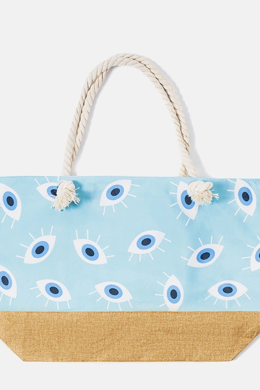 Sac de plage bleu, « Elsina » Sac de plage bleu, « Elsina »