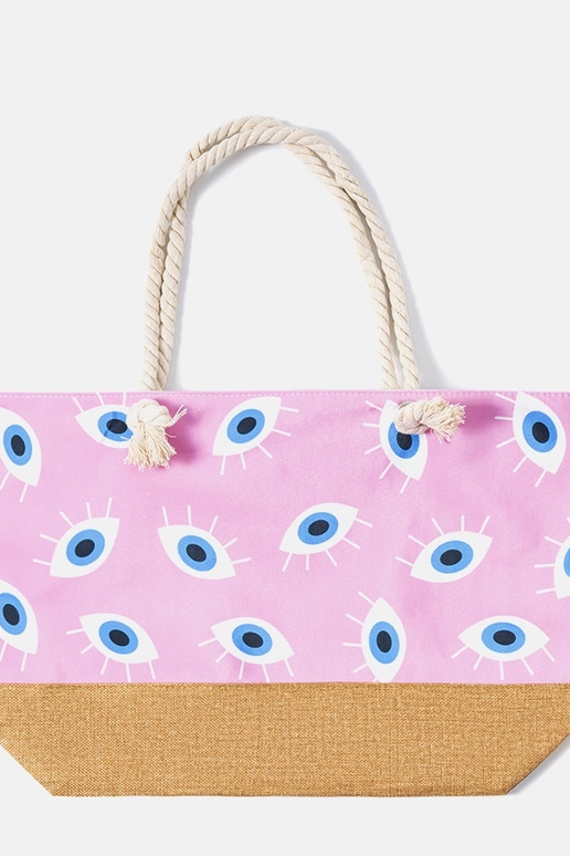 Sac de plage rose Elsina