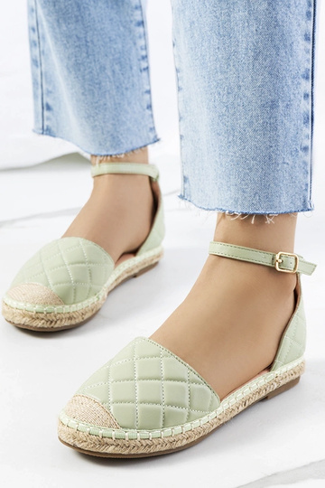 Faiza grønne espadriller