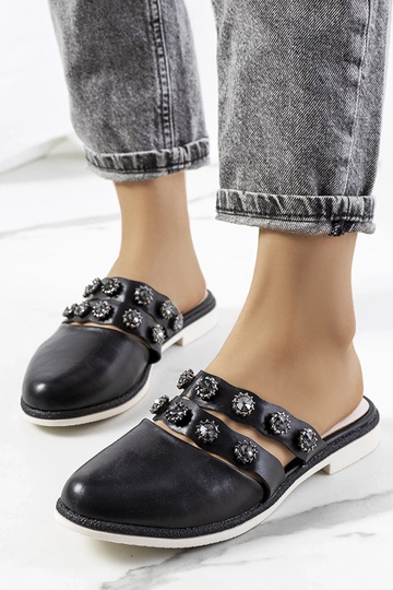 Schwarze Flip-Flops mit...